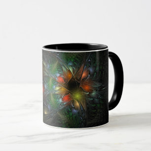 Soft and tenderderness Fraktal Fantasy Blume Tasse