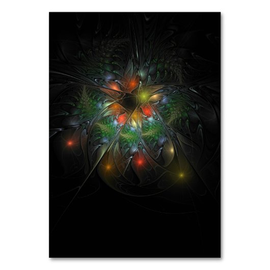 Soft and tenderderness Fraktal Fantasy Blume Tischnummer (Vorderseite)