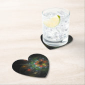 Soft and tenderderness Fraktal Fantasy Blume Untersetzer (Vor Ort)