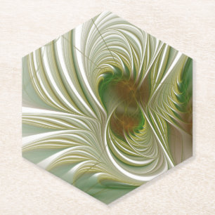 Soft and tenderderness Fraktal Fantasy Blume Untersetzer