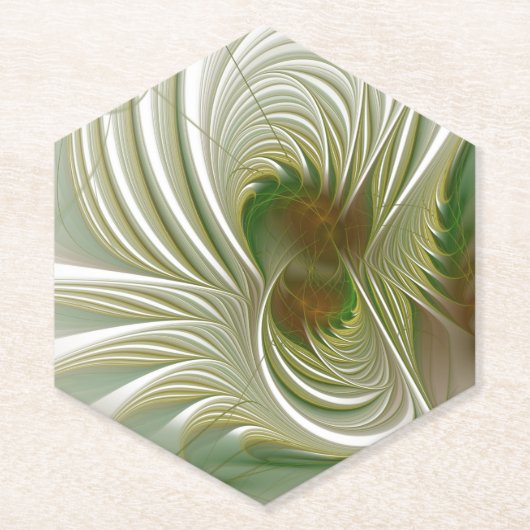 Soft and tenderderness Fraktal Fantasy Blume Untersetzer (Vorderseite)