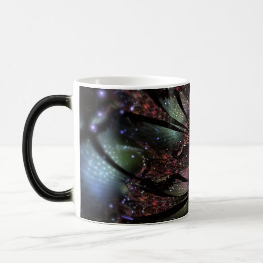 Soft and tenderderness Fraktal Fantasy Blume Verwandlungstasse (Links)