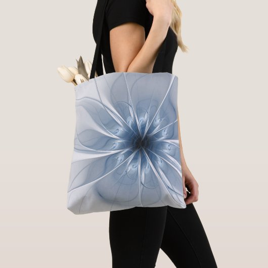 Soft and tenderness blue fractal fantasy flower cu tasche (Von Nahem)