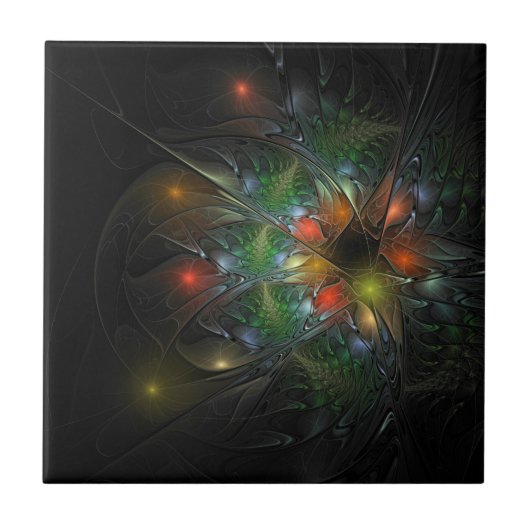 Soft and tenderness fractal fantasy flowers  fliese (Vorderseite)