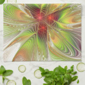 Soft and tenderness fractal fantasy flowers geschirrtuch (Gefaltet)