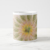 Soft and tenderness fractal fantasy flowers Jumbo-Tasse (Vorderseite)