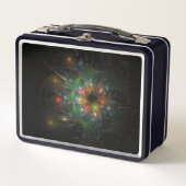 Soft and tenderness fractal fantasy flowers metall brotdose (Vorderseite)