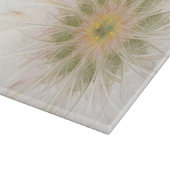 Soft and tenderness fractal fantasy flowers schneidebrett (Ecke)