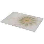 Soft and tenderness fractal fantasy flowers schneidebrett (Ecke)