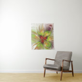 Soft and tenderness fractal fantasy flowers  wandteppich (Beispiel)