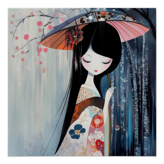 Soft Anime Girl Poster (Vorderseite)