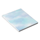 Soft Aqua Blue Sky 2 Notepad Notizblock (angewinkelt)