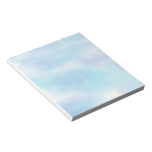 Soft Aqua Blue Sky 2 Notepad Notizblock (angewinkelt)