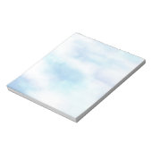 Soft Aqua Blue Sky Notizblock (Rotiert)