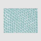 Soft Aqua White Fish Scales Mermaid Decoupage Seidenpapier (Vorderseite)