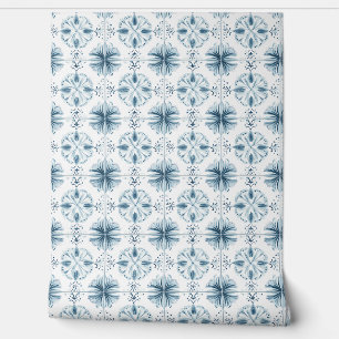 Soft Aquamarin Blossom Medley Petite - Aquamarin,  Tapete