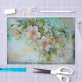 Soft Aquamarine Mischmedien Seidenpapier (Handwerk)