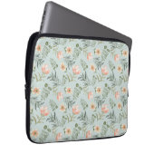 Soft Aquarell Blume & Blätter Notebook-Hülle Laptopschutzhülle (Vorne Rechts)
