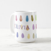 Soft ArtyDrops Original Contemporary Color Muster Kaffeetasse (Vorderseite Links)