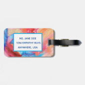 SOFT AS STONE Art Gepäckanhänger (Rückseite horizontal)