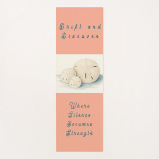 Soft as Tide Yoga Mat - Coastal Sand Dollar Yogamatte