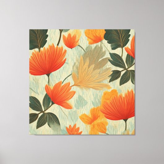 Soft Autumn Garden Leinwanddruck (Vorderseite)