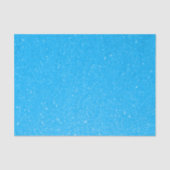 Soft Baby Blue Glitzer Print Seidenpapier (Vorderseite)