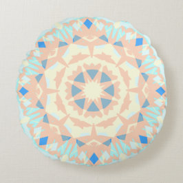 Soft Baby Blue Magic Star Summer Kinderzimmer Rundes Kissen