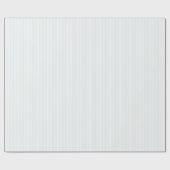 Soft Baby Blue und White Stripe Baby Dusche Geschenkpapier (Flach)