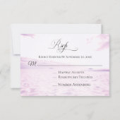 *~* Soft Beach Sea Sand Sky Foto Hochzeit RSVP Karte (Vorderseite)