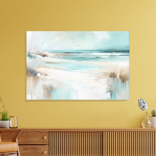 Soft Beachscape Leinwanddruck (Insitu (Wohnzimmer))