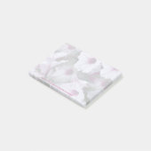 Soft Begonias Post-it Note Pad Klebezettel (angewinkelt)