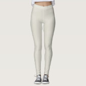 Soft Beige Boho Leggings (Vorderseite)