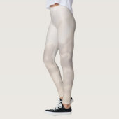 Soft Beige Caribbean Clouds Dream 1 Leggings (Links)
