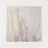 Soft Beige Caribbean Clouds Dream 1 Wandteppich (Vorderseite (Horizontal))