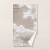 Soft Beige Clouds 5 #clouds #art Badhandtuch Set (Handtuch)