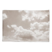 Soft Beige Clouds 5 #clouds #art Kissenbezug (Rückseite)