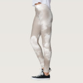 Soft Beige Clouds 5 #clouds #art Leggings (Links)