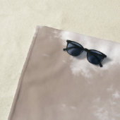 Soft Beige Clouds 5 #clouds #art Strandtuch (Beispiel)