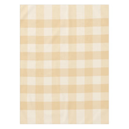 Soft Beige Gingham Tablecloth - Minimaler Morgen Tischdecke