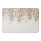 Soft Beige Palm Blätter Finesse 1 #tropical #art Badematte (Vorderseite)