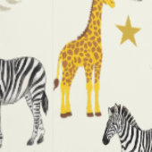 Soft Beige Safari Kinderzimmer Wallpaper - Dschung Tapete (Naht)