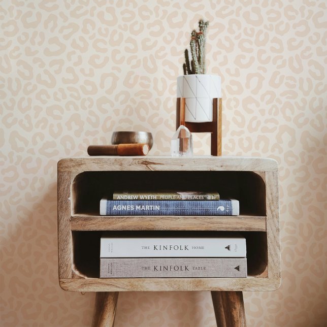 Soft Beige Sand Leopard Geetah Muster Tapete (Von Creator hochgeladen)