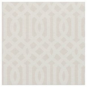 Soft Beige Trellis Stoff