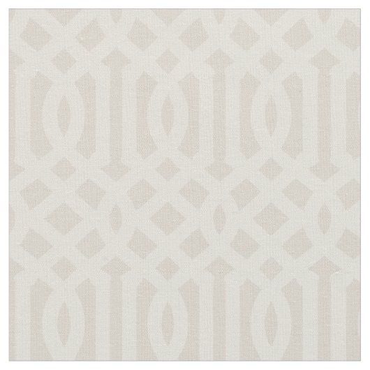 Soft Beige Trellis Stoff (Nahaufnahme)