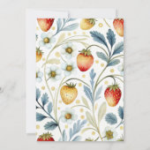 Soft Berry Blush Brautparty Einladung (Rückseite)