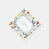 Soft Berry Blush Brautparty Serviette (Ecke)