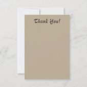 Soft Birch Bloom Dankeskarte (Rückseite)