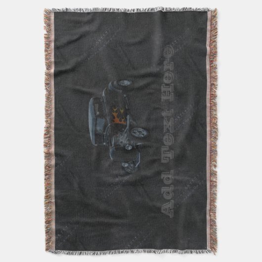 Soft Black Imitats Süede Leather Decke (Vorderseite Vertikal)