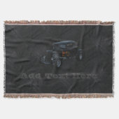 Soft Black Imitats Süede Leather Decke (Vorderseite)